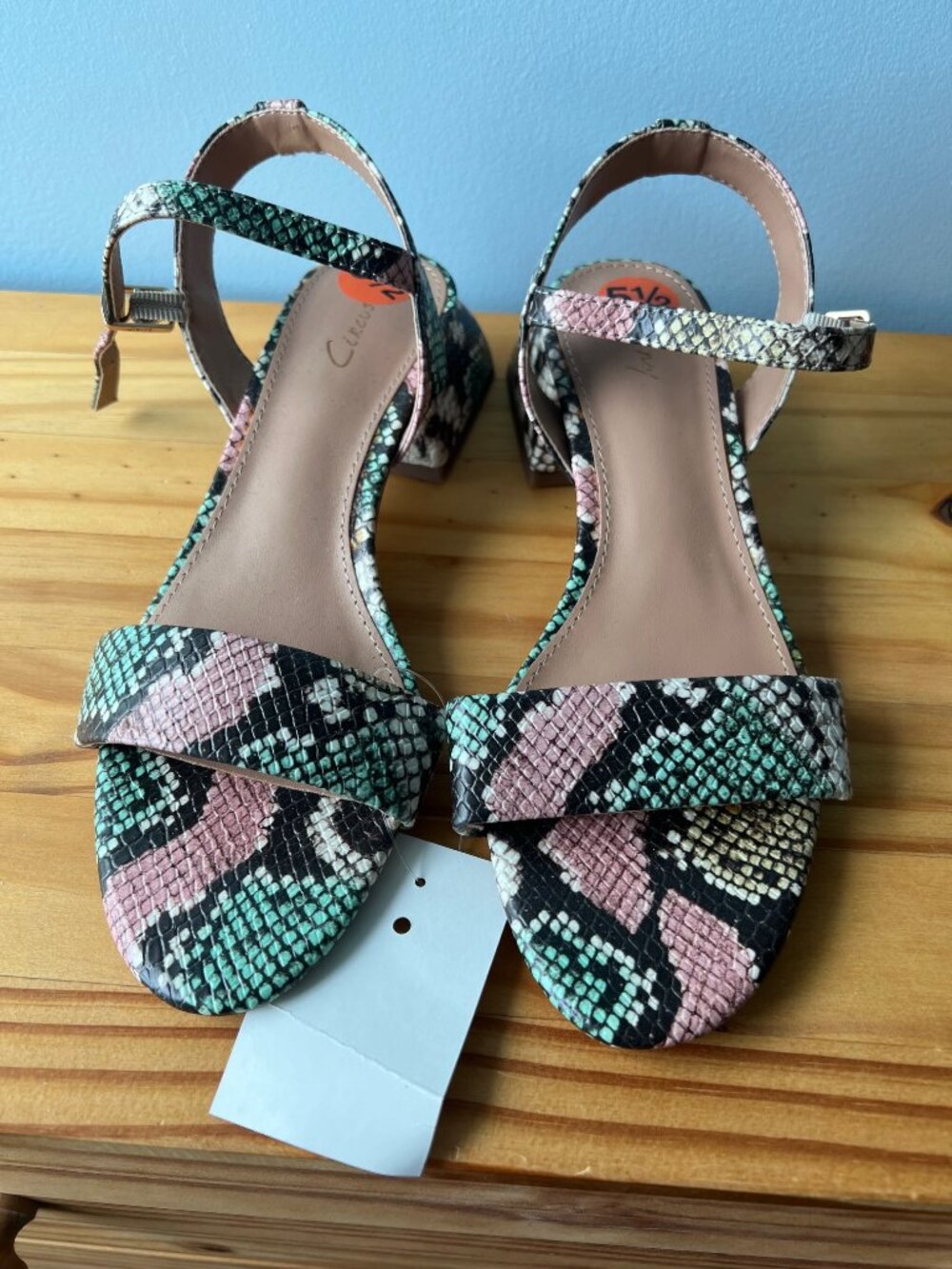 Brand New CIRCUS by Sam Edelman Snake Sandals IRINA US5.5